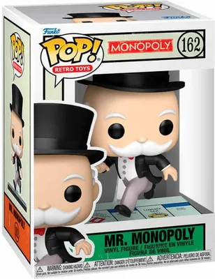 Immagine prodotto di Funko Pop! Mr. Monopoly - Winylowa figurka z gry Monopoly, oficjalny produkt