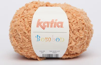 Produktbild von BOMBON von Katia - PFIRSICH (224) - 50 g / ca. 85 m Wolle