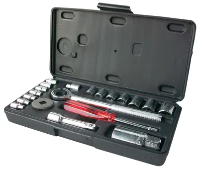 Obrázek produktu pro Sada nástrčných klíčů 1/4" 3/8" 20 ks.