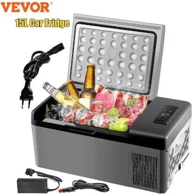 Produktbild von 12V/24V elektrische Autokühltasche - 15L - Vakantiekühltasche - Draagbare Kühltasche