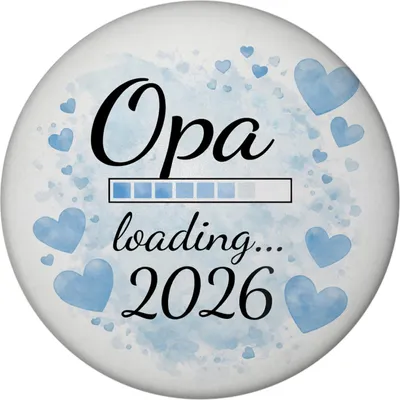 Produktbild von Opa loading 2026 Magnet für werdende Opas