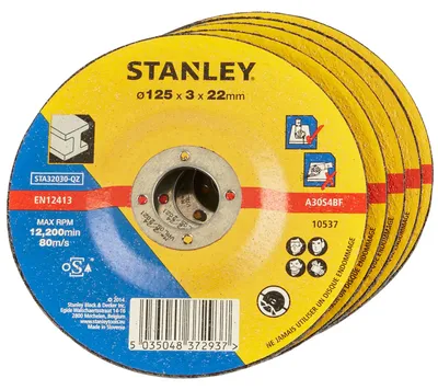 Image de Stanley Disque aggloméré à tronçonner le métal 125x22x3.2 STA32030-QZ