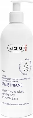 Zdjęcie produktu dla Ziaja MED, Siemię Lniane, Żel do mycia ciała, 400 ml