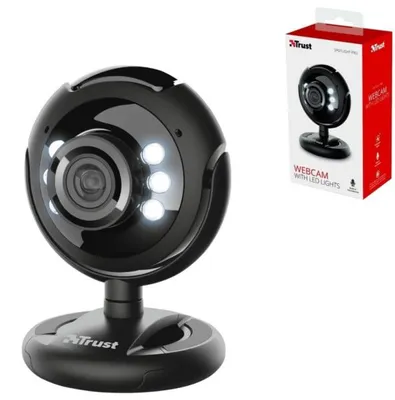 Zdjęcie produktu dla Trust SpotLight Pro, 1,3 MP, 640 x 480 px, VGA, 30 fps, USB 2.0, Czarny