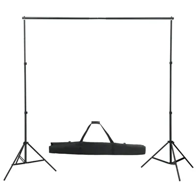 Zdjęcie produktu dla vidaXL Zestaw do studia fotograficznego z oświetleniem, tłem i reflektorem