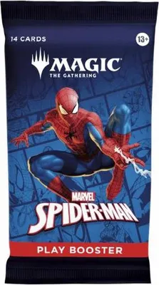 Produktbild von Magic the Gathering Marvels Spider Man Play Booster eng +Heartforcards®Versandschutz