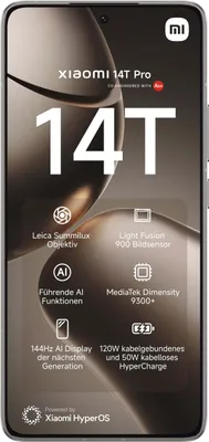 Zdjęcie produktu dla Xiaomi 14T Pro 512GB Titan Gray