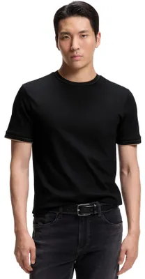 Produktbild von t-shirts BOSS Black zwart ronde hals
