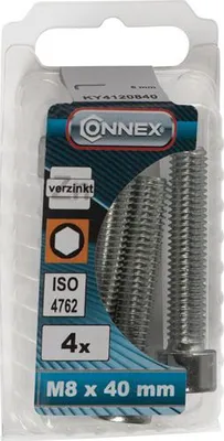 Produktbild von Connex Gewindeschrauben M8 x 40 mm Sechskant Innen 6 mm - 4 Stk.