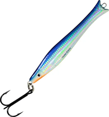 Produktbild von Dieter Eisele Pro Select Pilker Lumo Hunter blau/silberfarben, Gewicht / Länge / Hakengröße:90g - 12.5cm - Gr. 4/0