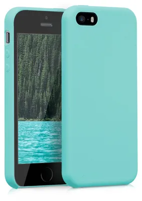 Produktbild von kwmobile 42766.71, Hauthülle, Apple, iPhone SE/5/5S, 10,2 cm (4"), Mintfarbe