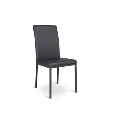 Productafbeelding van Vlag - Donkergrijze fauteuil van ecologisch leer, 2-delig