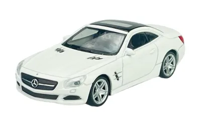 Produktbild von Welly 2012 Mercedes-benz SL500 Weiss 1:43 Die Cast Metall Modell Neu im Kasten 44043