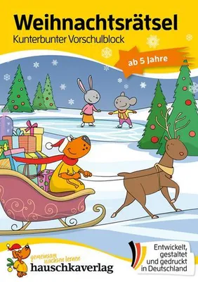 Produktbild von Weihnachtsrätsel - Kunterbunter Vorschulblock ab 5 Jahre