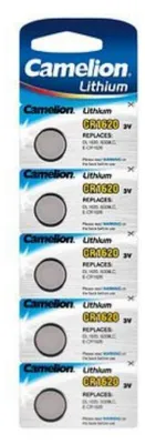 A retail package containing multiple button cell batteries.