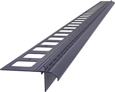 Produktbild von Renoplast Aluminium Traufprofil K20R Harzböden, Profil 200cm, Graphit
