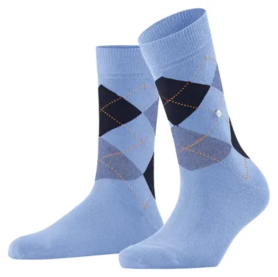 Produktbild von Burlington Damen Socken Queen W So Baumwolle gemustert 1 Paar, Blau Light Blue 6
