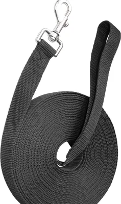 Produktbild von scarlet pet | Hundeleine »Rocky S« mit Griffschlaufe und Karabinerhaken; robustes Nylon; Schwarz; Längen: 3\5\7,5\10\20 Meter, Größe:10 Meter, Farbe:Schwarz