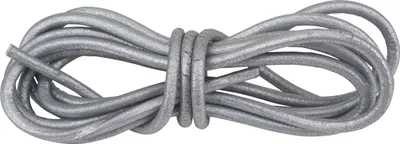 Produktbild von Lederband rund, Ø 2 mm, 1 m Silber