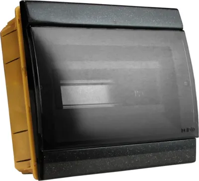 Obrázek produktu pro Rozvodnice pod omítku IP40 8/10 modulů černá 970.08.N M-L 0964