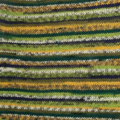 Produktbild von DROPS Fabel Strumpfwolle 542, Farbe: Grün/Print, Ideal für Ganzjahresprojekte