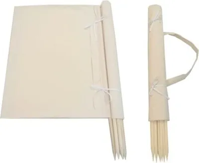 Produktbild von WINDSCHUTZ 5m Strand Garten Meer SICHTSCHUTZ 100% reine Baumwolle Blickschutz
