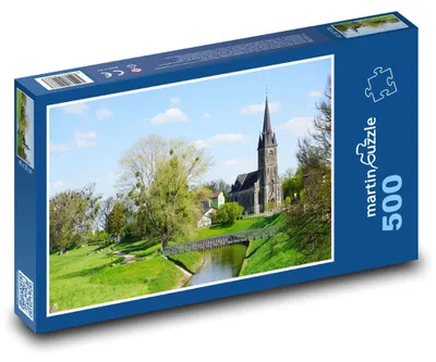 Obrázek produktu pro Puzzle 500 Kostel v Rinteln - martinpuzzle