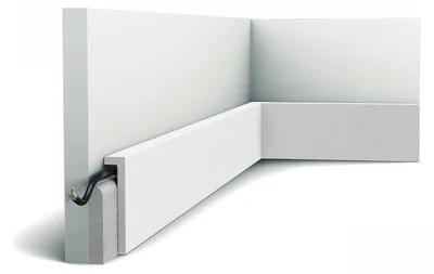 Immagine prodotto di Modanatura per pavimenti Orac Decor SX171-RAL9003 AXXENT SQUARE Modanatura decorativa per bordi Modanatura decorativa Modanatura di copertura preverniciata in stile moderno bianco segnale 2 m