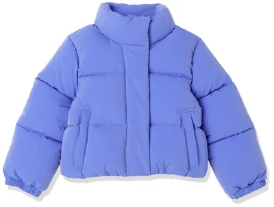 Produktbild von A. Essentials Mädchen Kurze Steppjacke Mit Durchgehendem Reißverschluss (Aus Mat