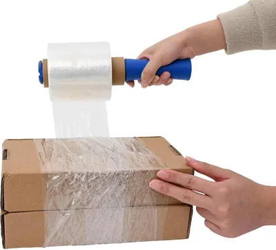 Produktbild von "2026 Promotion" Stretchfolien 50 Stk. - Hohe Qualität - Transparent 23 μm 10 cmx150 m - Transparentfolien CC25713