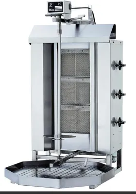 Produktbild von Dönergrill CP220, 9,75 kW, 3 Brenner, 40 kg Fleisch, Motor oben, Erdgas/Propangas, H960 B550 T700 mm