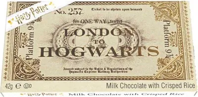 Produktbild von Harry Potter Platform 9 3/4 Ticket Schokolade 42g
