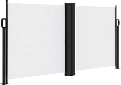 Obrázek produktu pro vidaXL Boční výsuvná markýza bílá 120x1200 cm