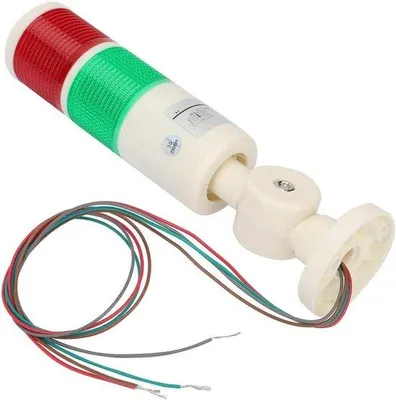 Image de Feu de signalisation industriel avec voyant LED pour machines CNC 24 V, feu d'avertissement à lumière continue, feu à trois couleurs.