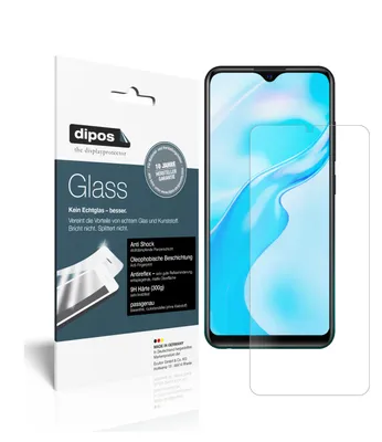 Produktbild von 1x Schutzfolie für Vivo Y11s matt - Anti-Shock 9H Folie dipos Glass Kunststoffglas