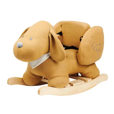 Produktbild von Nattou - Charlie de hond (karamel) - Schaukelpferd Plüsch ab 10 Monate und älter