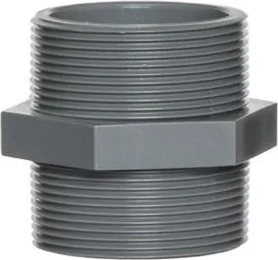 Produktbild von PVC-Formstück – Doppelgewindeverschraubung 1-1/2