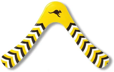 Zdjęcie produktu dla Boomerang Fan Boomerang lewy Plastik 30 cm Zabawka do zabawy na świeżym powietrzu
