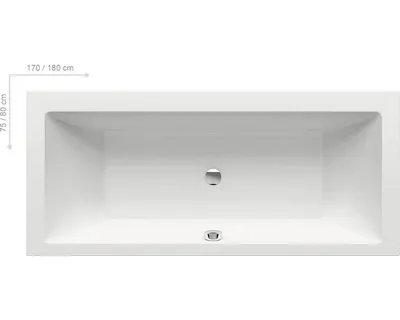 Produktbild von Ravak Formy 01 - Rechteckige Badewanne 1700x750 mm, weiß C691000000