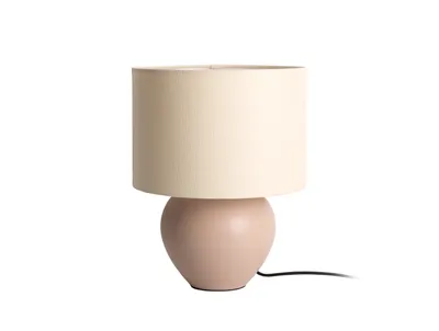 Zdjęcie produktu dla Lampa stołowa ALMA ceramiczna podstawa, Ø 25 cm