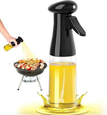 Produktbild von Olivenöl-Sprühflasche 200ml, Lebensmittelecht, Für Küche Airfryer Salat Backen Grillen