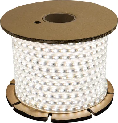 Produktbild von LED-Streifenrolle CCT 220V 120 LED/m 50m 10W/m 900lm/m Breite 14mm Schnitt 100cm IP65 CCT 2700K - 4000K - 6500K