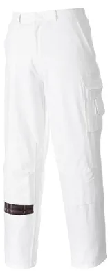 Image de Portwest S817 PANTALON DE PEINTURE White Tall Taille XS
