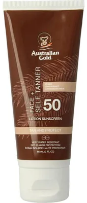 Productafbeelding van Australian Gold Face met Selftanner SPF50 (88 ml)