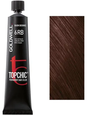 Produktbild von Goldwell Topchic The Browns, Braun, 6RB, Mid Red Beech, Unisex, 60 ml, Alle Haare