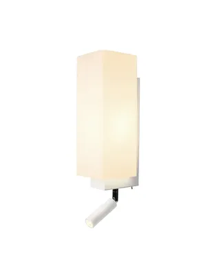 Produktbild von SLV 1003429 QUADRASS SPOT Wandleuchte mit LED Spot und E27 Fassung weiss