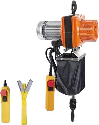 Produktbild von Elektrische Kettingzug – 1000 kg Haulingkraft und 3m Haulhöhe, 3,2 m/min Geschwindigkeit, 230 V Einerphasig, G100-Kettenzug und 3m Fernbedienung