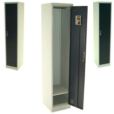 Produktbild von Spind Einzelspind 180x38x45 cm Garderobenschrank Umkleideschrank Schrank 57020