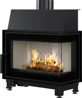 Produktbild von Rechter Stahl-Luftkamin KRATKI SIMPLE 6 kW 150