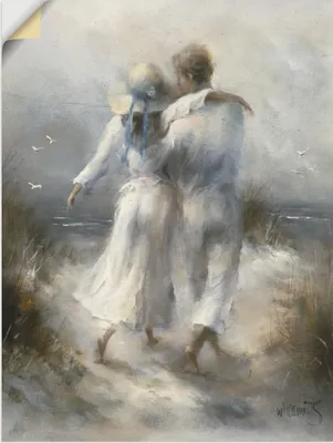 Produktbild von ARTland Wandbild, selbstklebend Romantik Größe: 60x80 cm